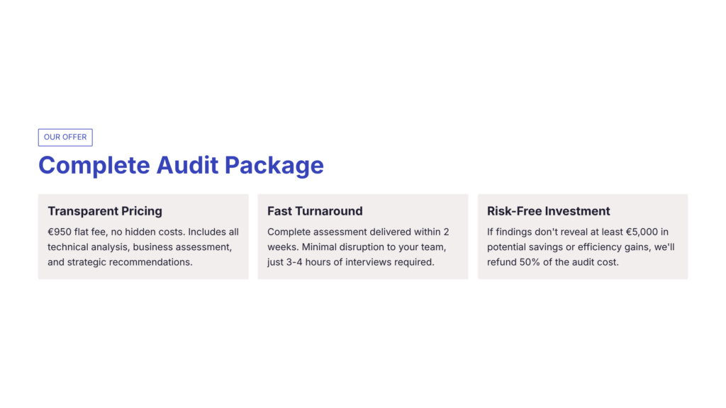 Legacy Audit Package