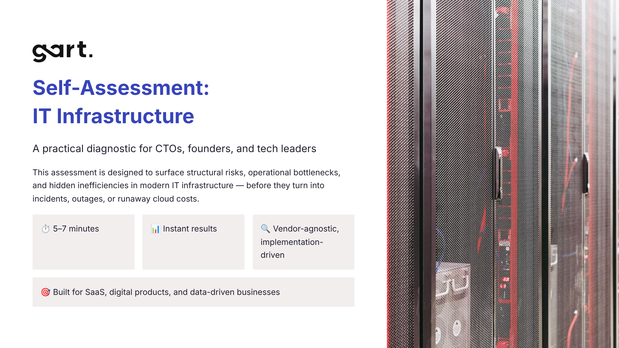 IT Infrastructure Self-Assessment