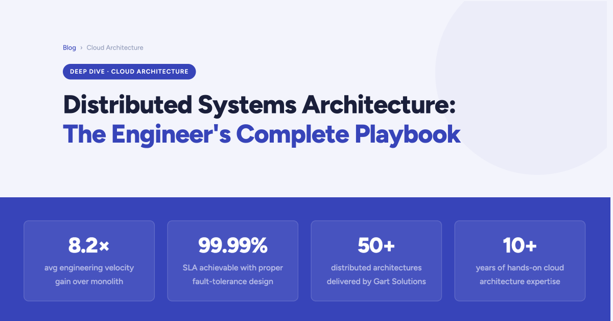 Distributed Systems Architecture