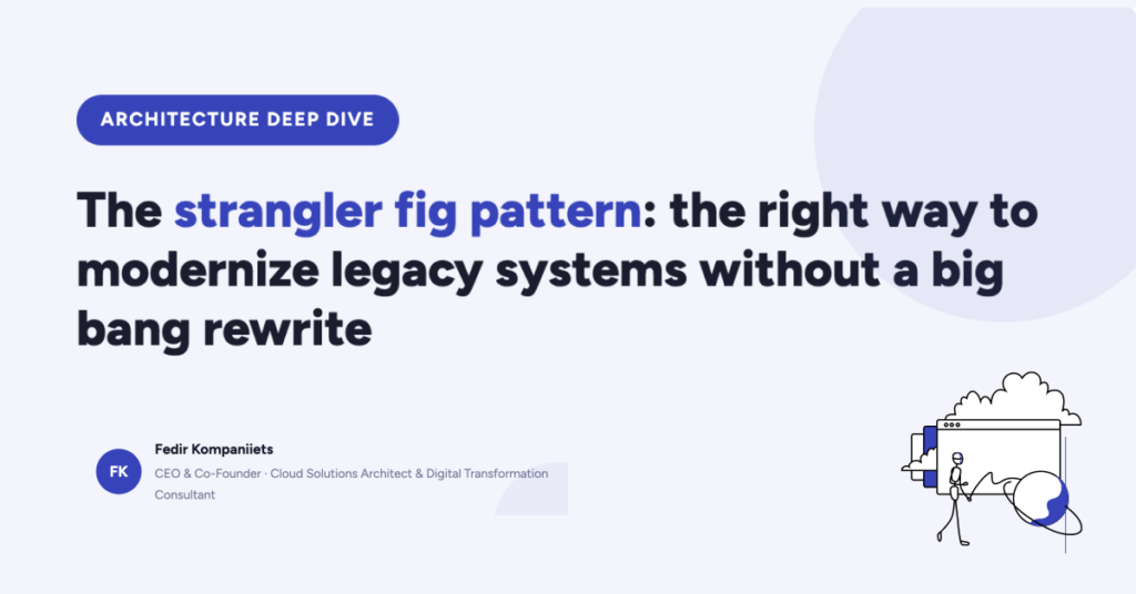 The strangler fig pattern: the right way to modernize legacy systems ...