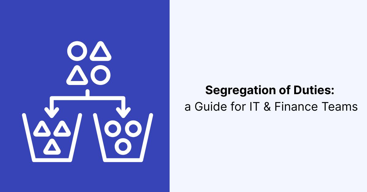 Segregation of Duties a Guide for IT & Finance Teams