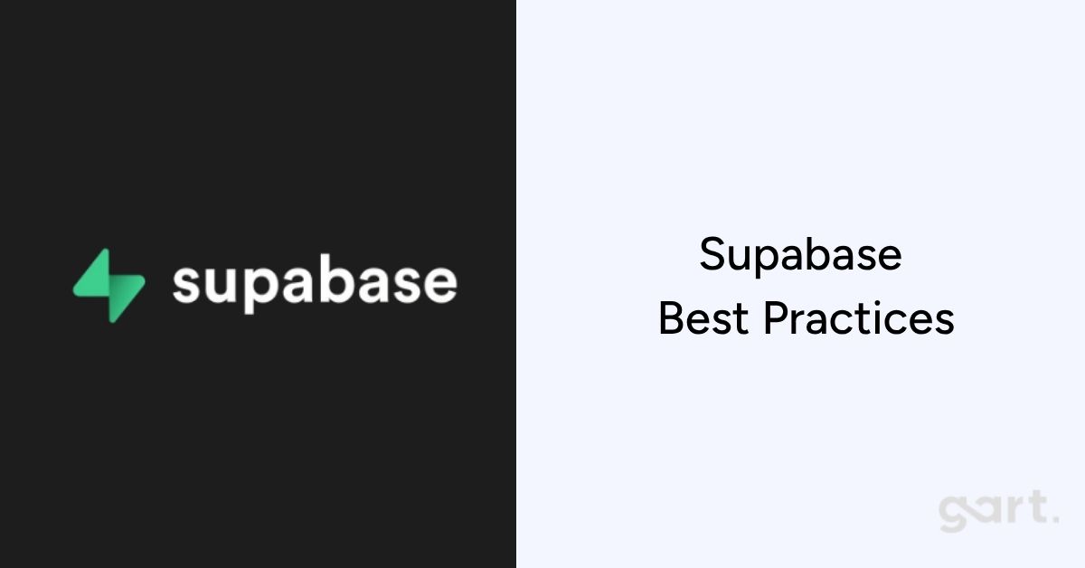 Supabase Best Practices