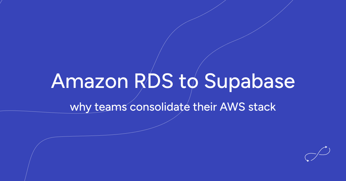 Amazon RDS to Supabase