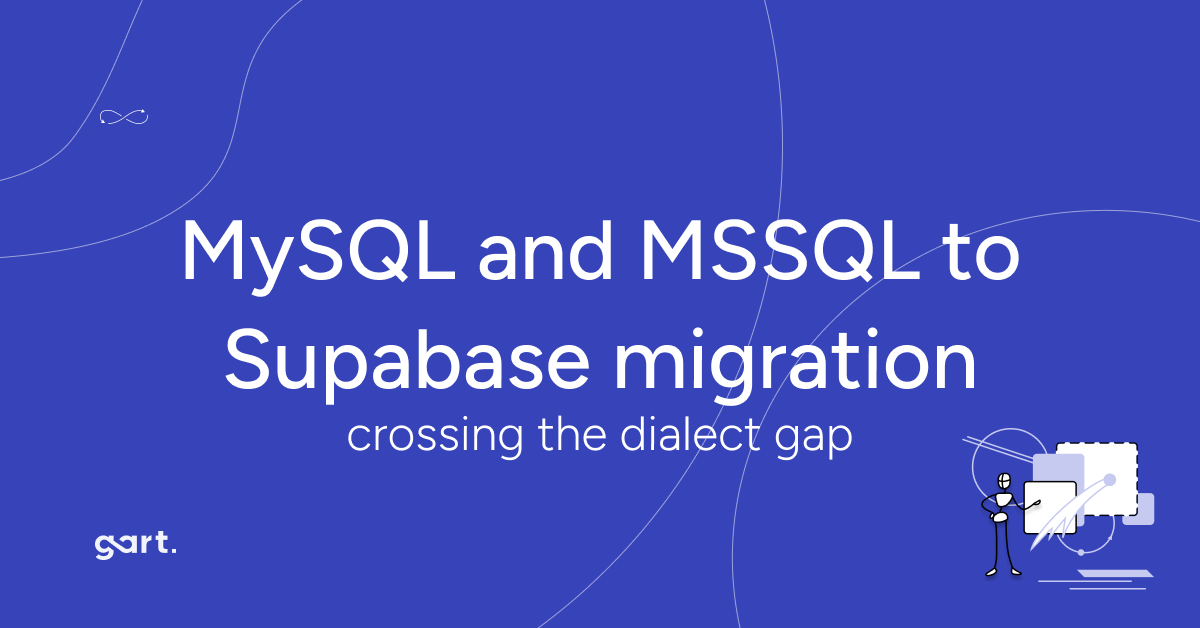 MySQL and MSSQL to Supabase migration